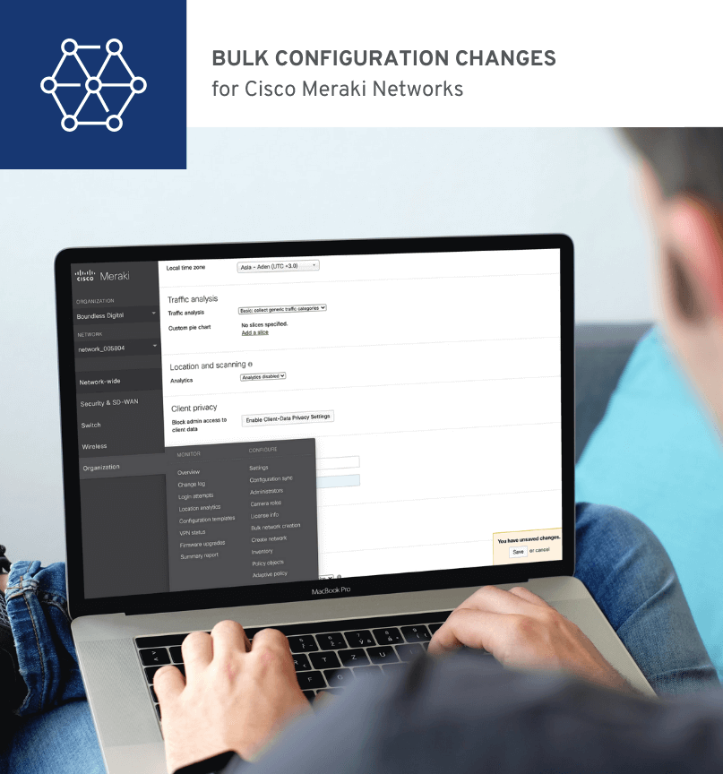 bulk configuration changes meraki