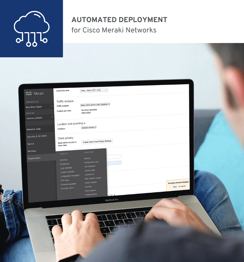 automate deployment meraki