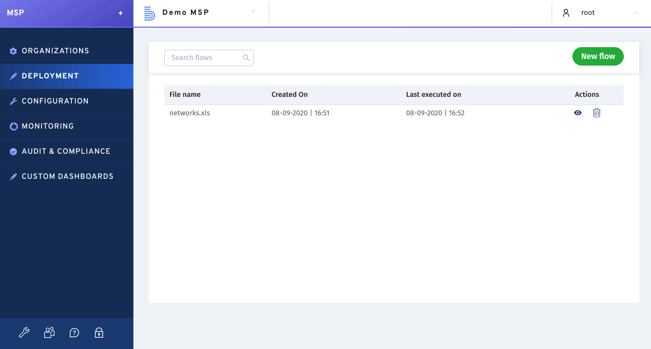 A demo showing how to deploy Meraki networks and configurations using Boundless Deployment