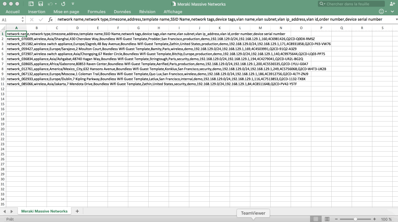 A demo showing how to deploy Meraki networks and configurations using Boundless Deployment