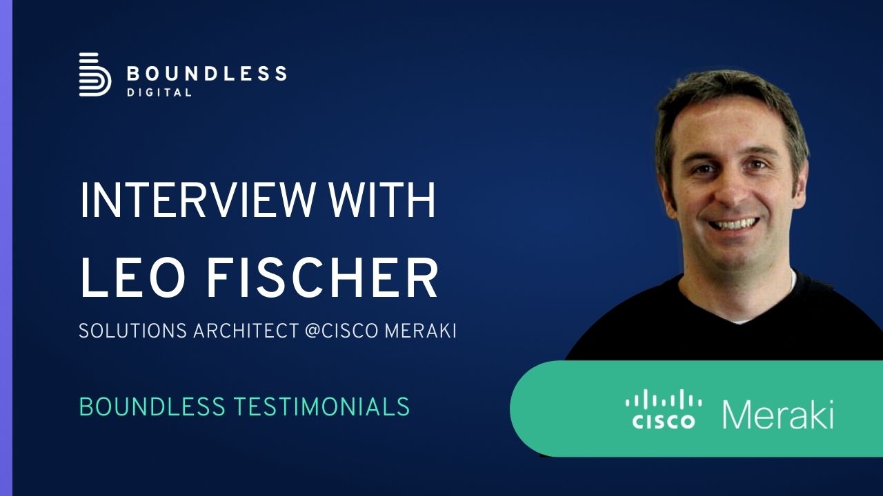 Testimonial Video from Cisco Meraki Team