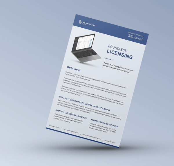 Boundless Licensing Data Sheet Thumbnail