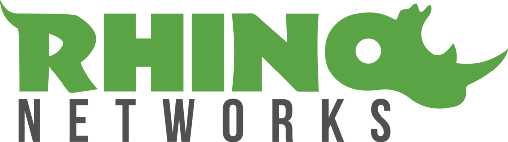rhino networks logo in colour