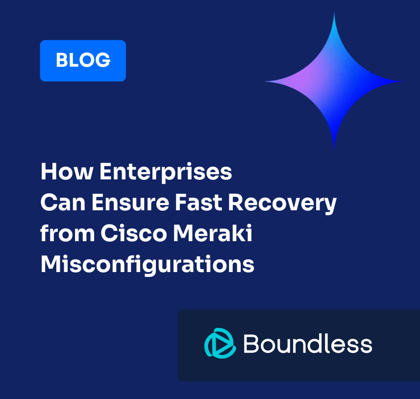 How Enterprises Can Ensure Fast Recovery from Meraki Misconfigurations