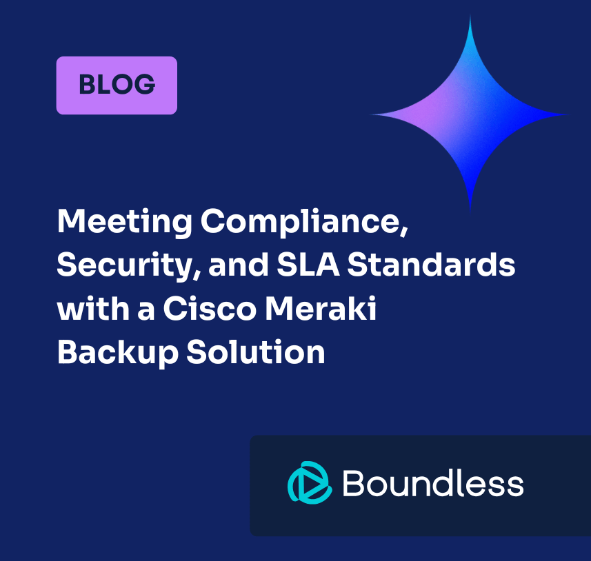 Meeting Compliance, Security, and SLA Standards with a Meraki Backup Solution