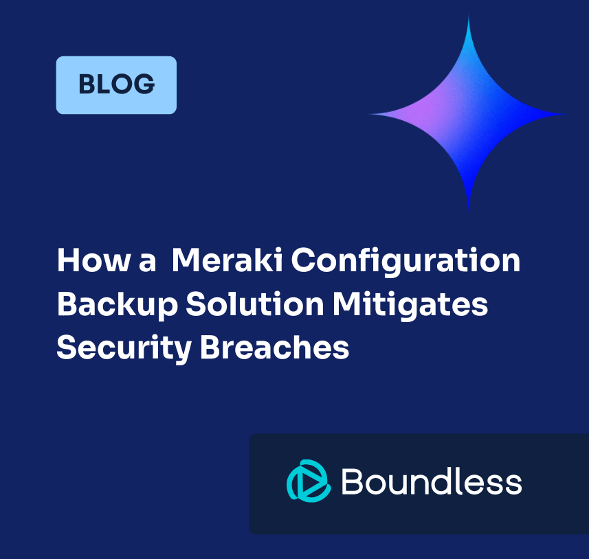 How a Meraki Configuration Backup Solution Mitigates Security Breaches