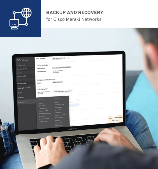 Backup and recovery for Cisco Meraki Network